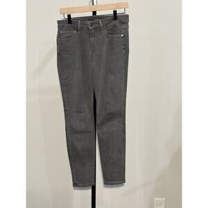 Womens Joes Jeans Charcoal Black Skinny Ankle Jeans SZ 26